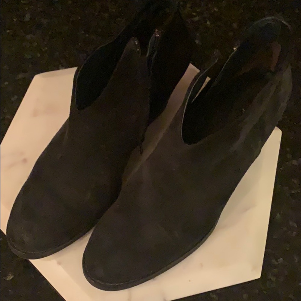 Paul Green Suede Booties Size 10